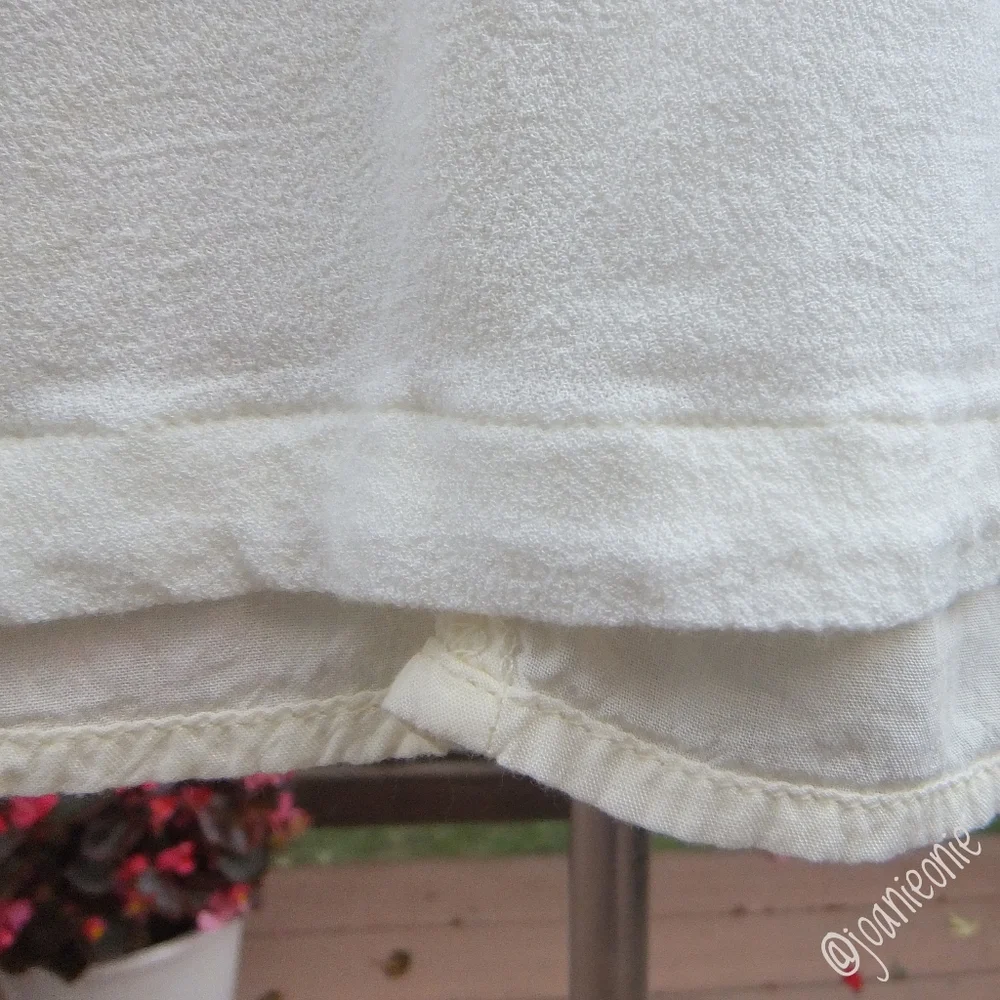Dress Mini Cottagecore Eyelet Cream Sz M - Picture 5 of 7